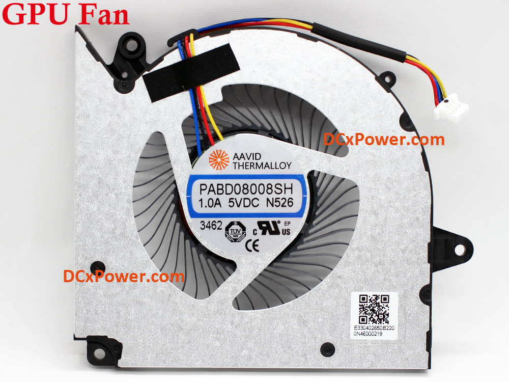(image for) Laptop Internal Fan for MSI Sword 16 17 HX B13V B13VEKG B13VFKG B13VGKG B14V B14VEKG B14VFKG B14VGKG MS-15P2 MS-17T2 Series CPU GPU Cooling Inside Left Right Cooler Assembly Genuine N525 N526